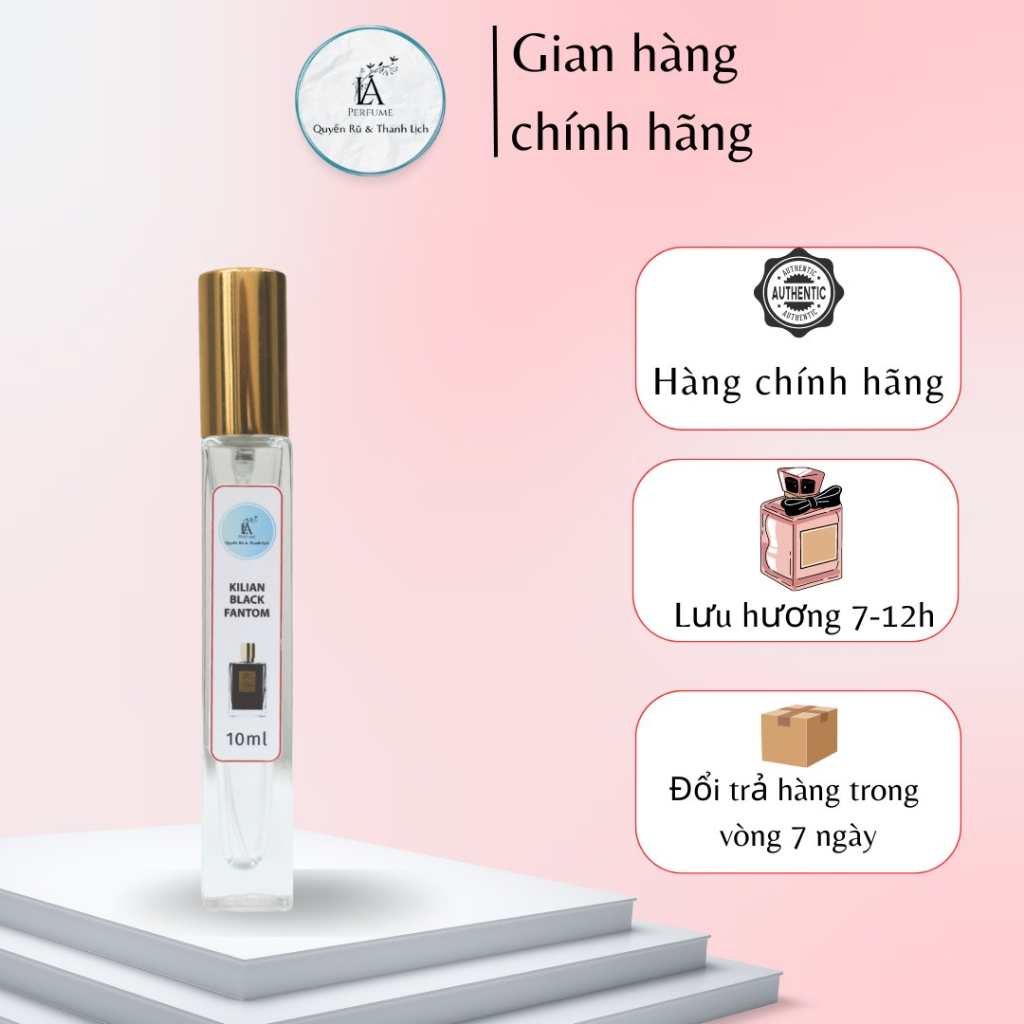 Nước Hoa La Perfume Kilian Black Phantom Memento Mori EDP 10ml - Nước Hoa Nam, Nữ Quyến Rũ, Bí Ẩn, Tinh Tế