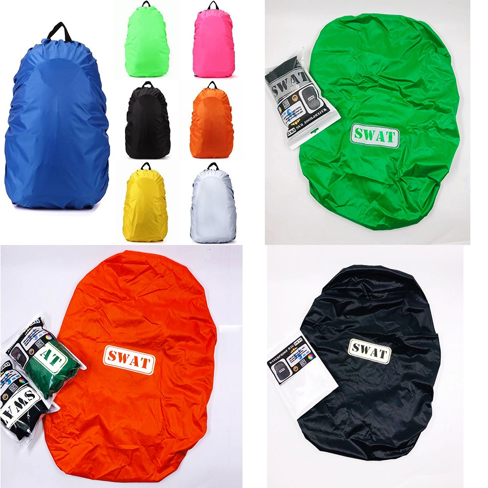 Bọc Balo Đi Mưa 45-55L LOGO SWAT Phản Quang nhiều màu Siêu Xịn,giải pháp chống mưa cho balo