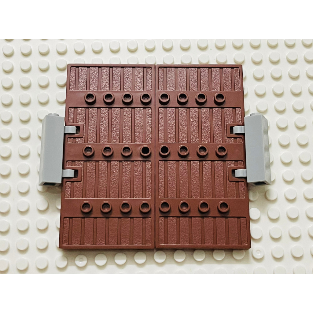 - 2 Cửa Gỗ Lớn - 2 Part Xám - Phụ Kiện Lego