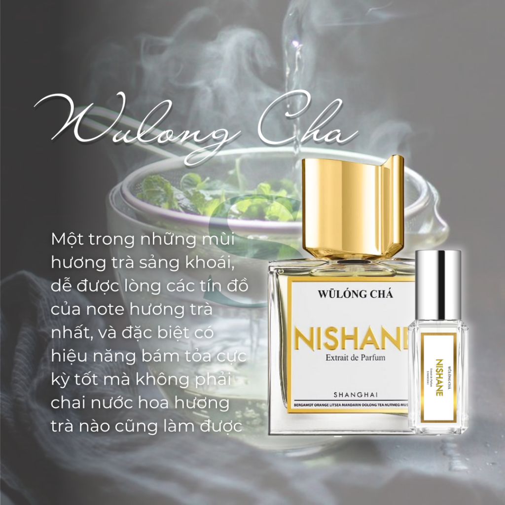 Wulong Cha - Nước Hoa Mẫu Thử - Trà Ô Long - Cam Chanh - Quả Sung-Tươi Mát - Tự Nhiên - Tinh Tế