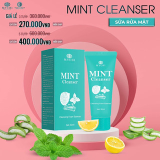 Sữa Rửa Mặt Mint Mychi (phiên bản to gấp 4 lần) Thảo Mộc 37