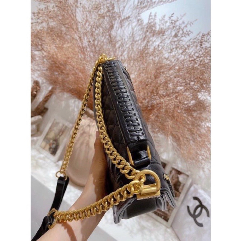 Túi Chờ Neo Boy Viền Xích - Túi xách nữ viền xích sang chảnh có quai xách cao cấp