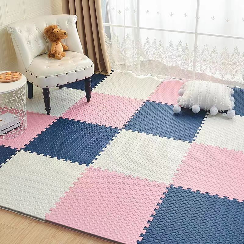 Thảm chống ngã cho bé tập bò Thảm trải sàn khâu xốp dày 2,5cm phòng khách ngủ nhiều màu