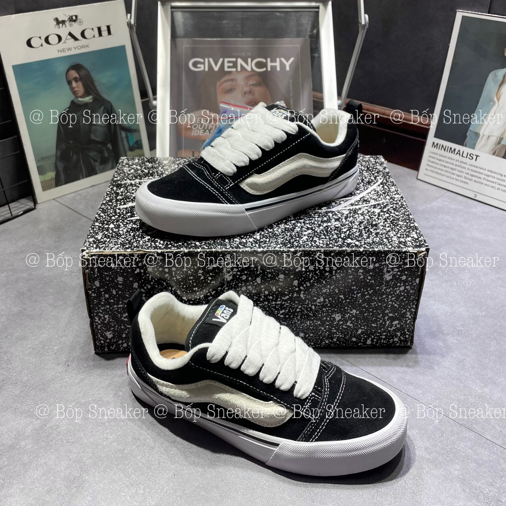 Giày Vans Vault Knu Skool VR3 x Imran Potato cao cấp Full Box Bill.