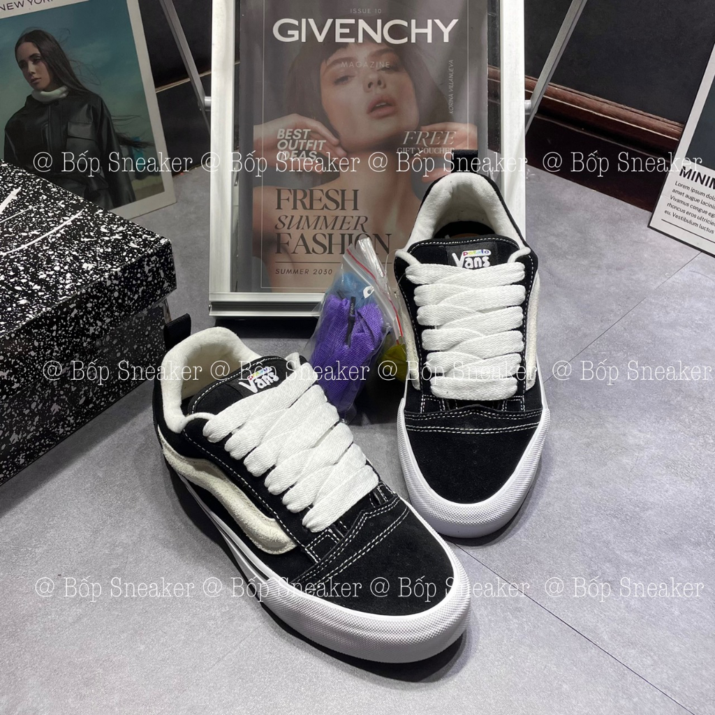 Giày Vans Vault Knu Skool VR3 x Imran Potato cao cấp Full Box Bill.
