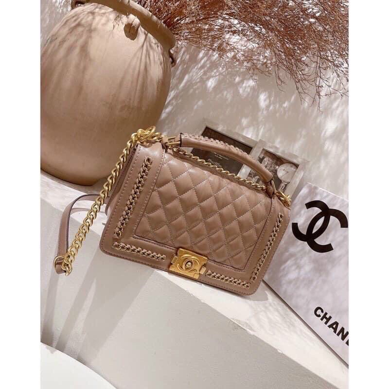 Túi Chờ Neo Boy Viền Xích - Túi xách nữ viền xích sang chảnh có quai xách cao cấp