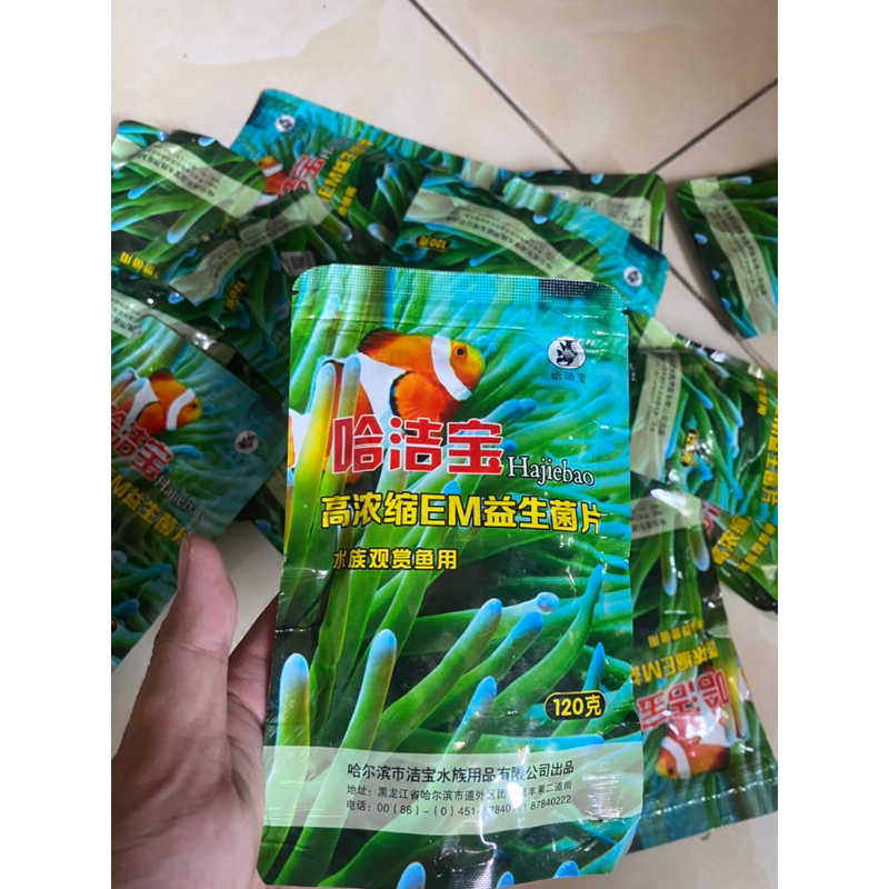 1 viên vi sinh dạng viên nén - vi sinh làm trong nước bể cá