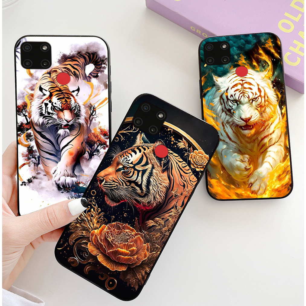 Ốp lưng oppo realme c25 / realme c12 / realme c15 in hình hổ tuổi dần dũng mãnh