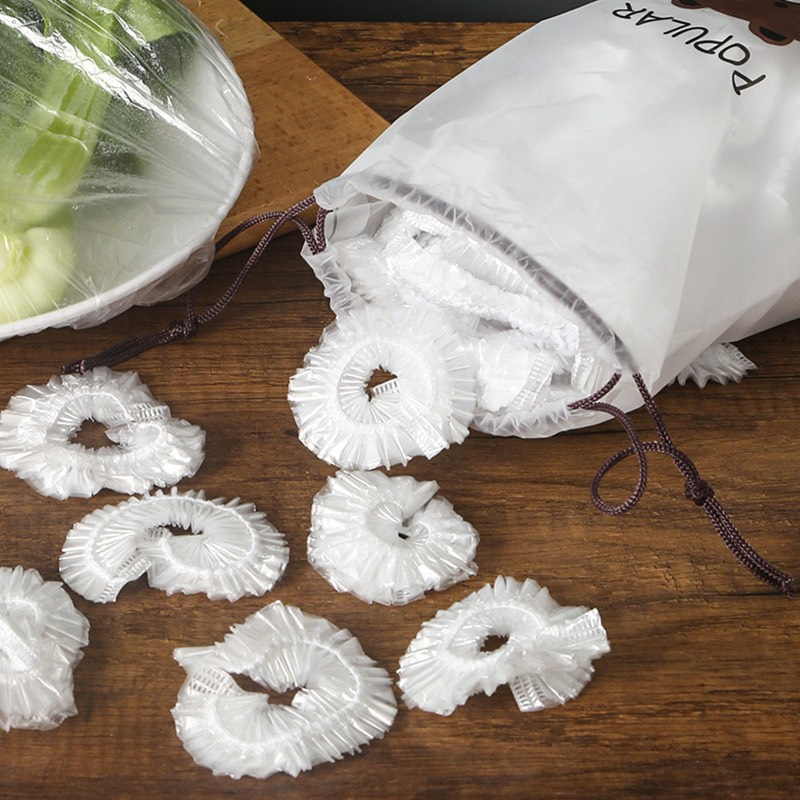 Túi 100 Màng Bọc Thực Phẩm Co Giãn Gấu Polupar Brown, mang bọc thực phẩm nhà bếp đảm bảo vệ sinh - Tô Thị