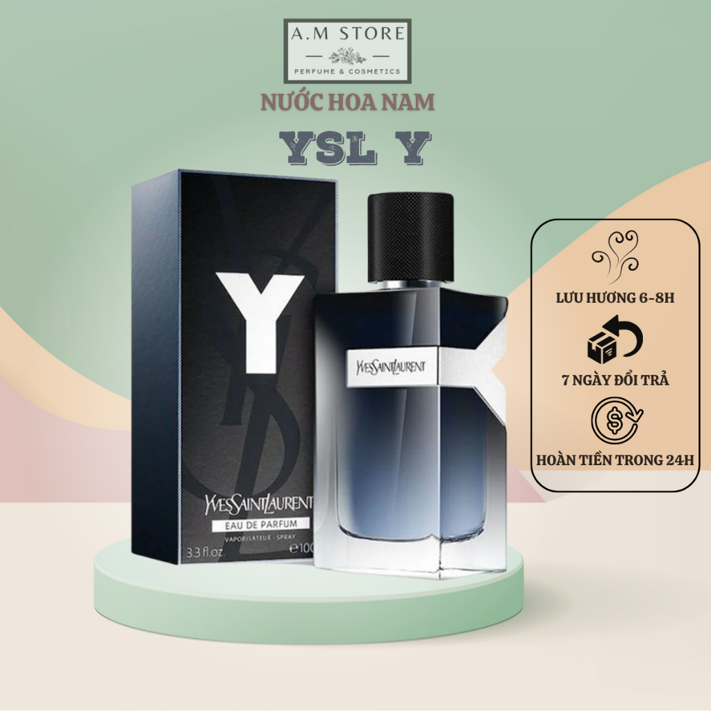 Nước Hoa Nam YSL Yves Saint Laurent Y Men EDP 10ml/100ml Lưu Hương Lâu Hương Thơm Tươi Mát Sang Trọng Quyến Rũ