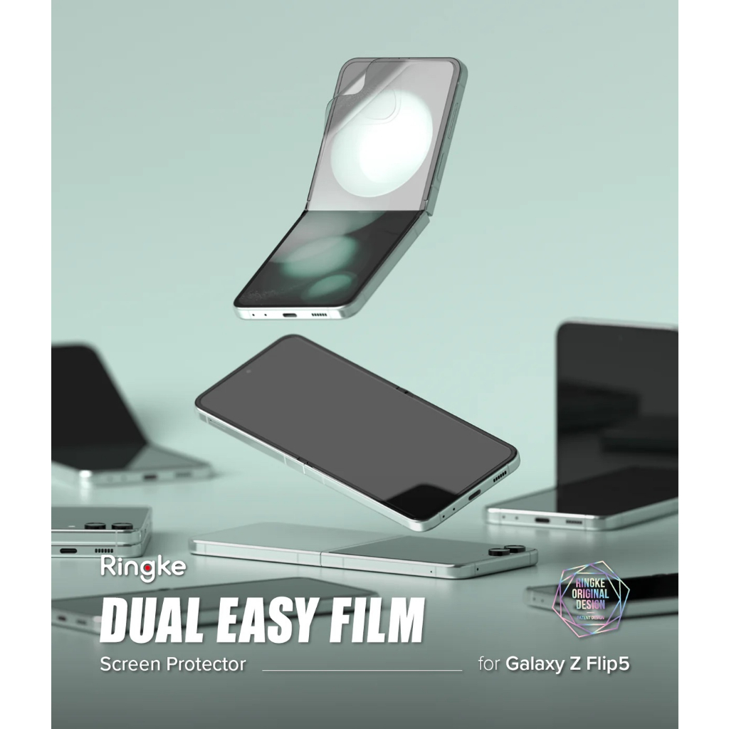 [Combo 2] Dán màn hình Samsung Galaxy Z Flip 5 RINGKE Dual Easy Film