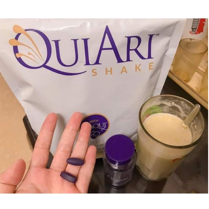 QuiAri - giảm cân , giảm mỡ hồi phục sức khoẻ gồm 1 túi bột quiari Shake và lọ viên quiari energy - Hàng nhập Mỹ