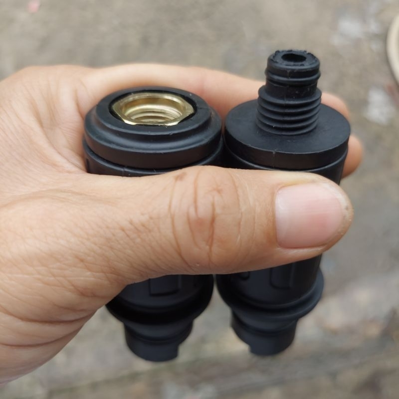 Béc súng máy rửa xe d1022  2 loại ren trong 14mm, ren ngoài 15mm