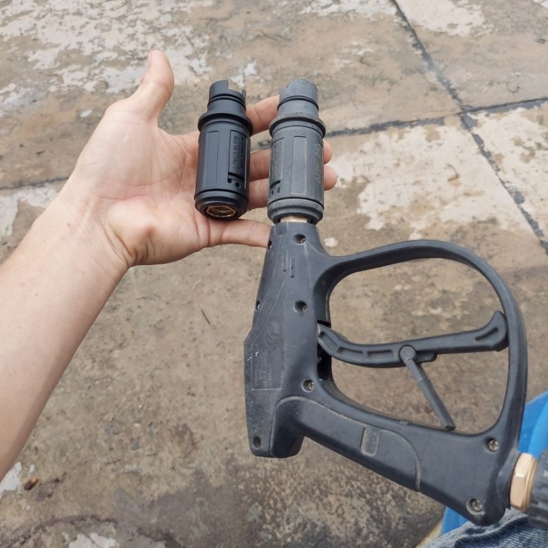 Béc súng máy rửa xe d1022  2 loại ren trong 14mm, ren ngoài 15mm