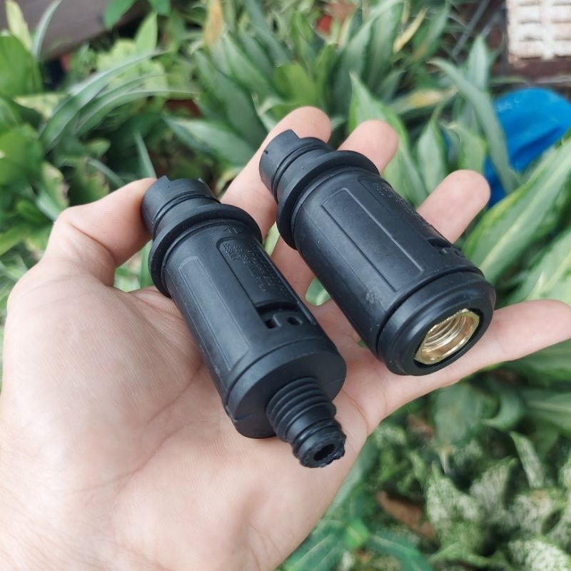 Béc súng máy rửa xe d1022  2 loại ren trong 14mm, ren ngoài 15mm