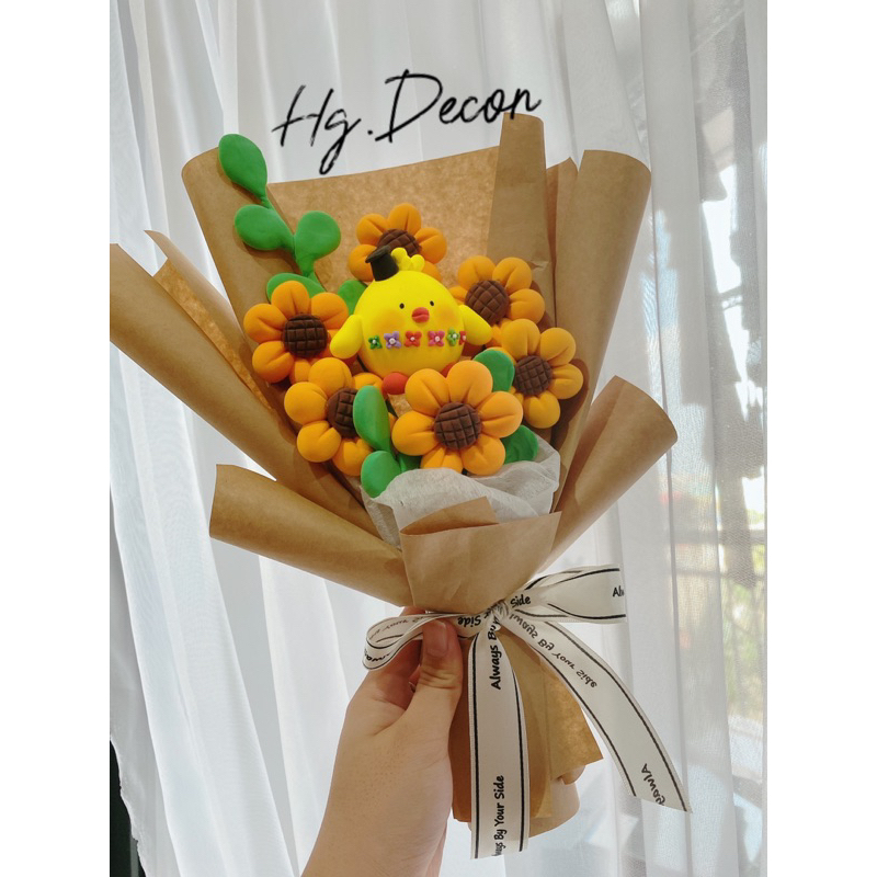 Bó hoa Đất set size TO , bó hoa tốt nghiệp,quà tặng ý nghĩa