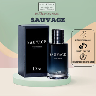 Nước Hoa Nam Dior Sauvage EDP 10/100ml - Dầu thơm mùi hương nam tính mạnh mẽ cuốn hút đậm chất hiện đại