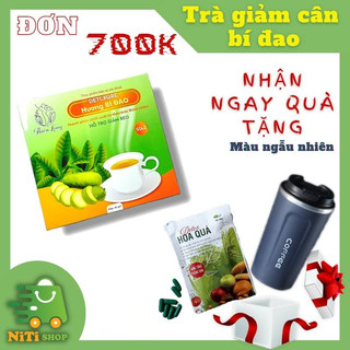 Trà giảm cân bí đao detox NiTishop bí đao giảm cân nhanh Thiên Long combo tùy nhu cầu