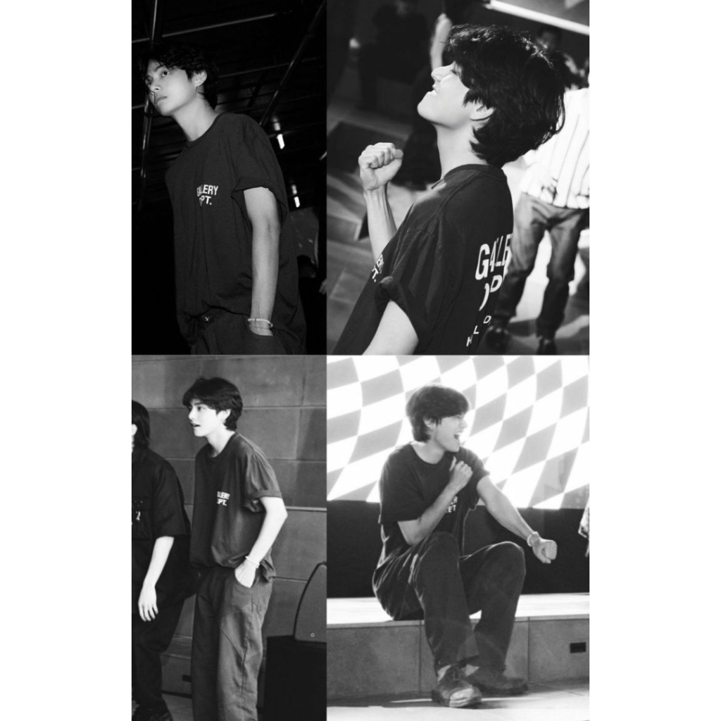 Áo thun unisex nam nữ GALLERY DEPT Jungkook - V BTS form rộng vải 100% cotton cao cấp VNXK