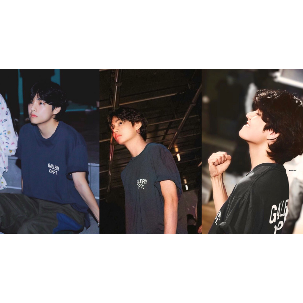 Áo thun unisex nam nữ GALLERY DEPT Jungkook - V BTS form rộng vải 100% cotton cao cấp VNXK
