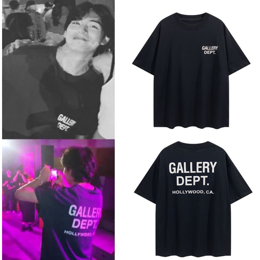Áo thun unisex nam nữ GALLERY DEPT Jungkook - V BTS form rộng vải 100% cotton cao cấp VNXK