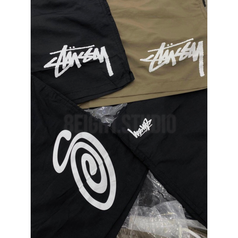 Quần short đùi ngắn dù basic Stussy form trên đầu gối siêu nhẹ thoải mái chống nước best quality VNXK