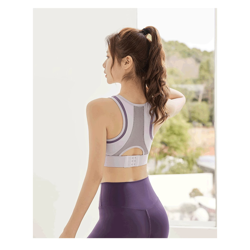 Áo ngực thể thao Tập Gym Yoga LULY SPORT chất thun lạnh co giãn tốt,mút đúc liền phối màu xinh