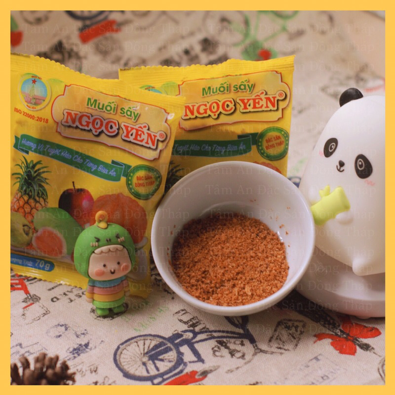 Muối sấy Ngọc Yến 100g Tâm An Đặc sản Đồng Tháp