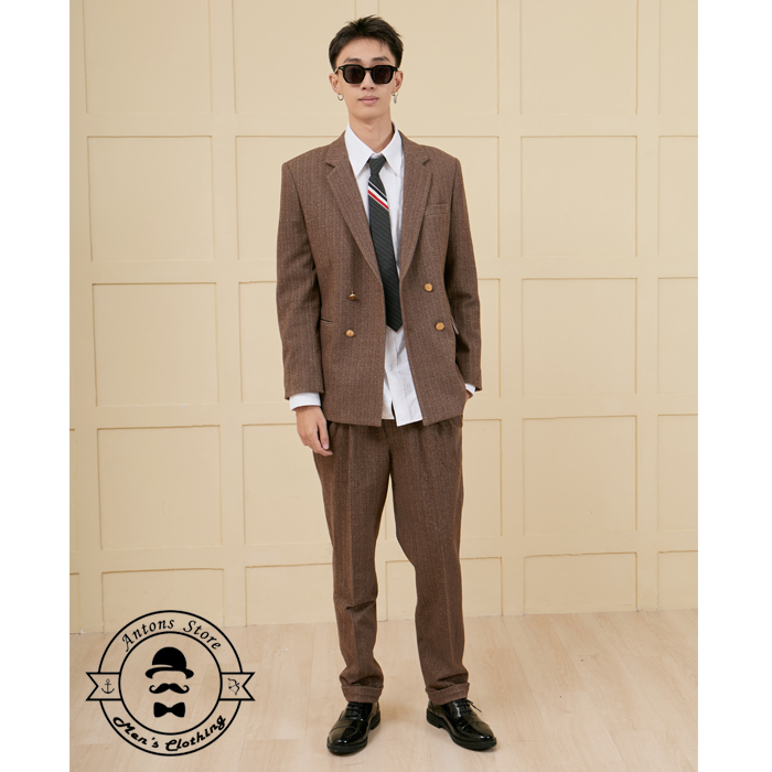 Vest  Dạ Màu Nâu