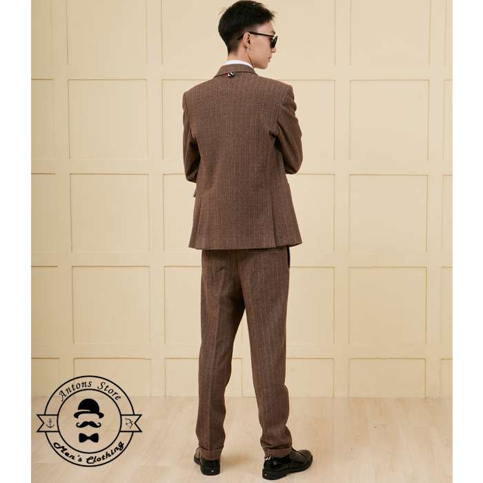 Vest  Dạ Màu Nâu