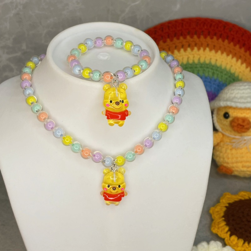 Bộ vòng cổ và tay gắn charm (được chọn) cho bé