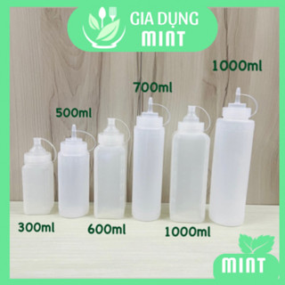 Bình Nhựa Đựng Tương , Chai Nhựa Đựng Sốt , Mứt , Sirup Nhiều Dung Tích