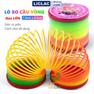 Đồ chơi Lò Xo Cầu Vồng Ma Thuật ( Loại LỚN ) chất liệu nhựa an toàn, không gây nguy hiểm, dễ sử dụng, Đồ chơi trẻ em