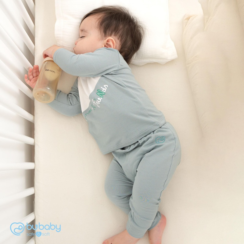 Bộ Bu Baby hoạ tiết dài tay