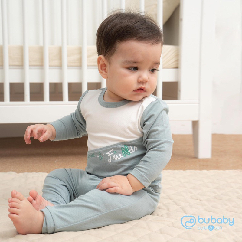 Bộ Bu Baby hoạ tiết dài tay