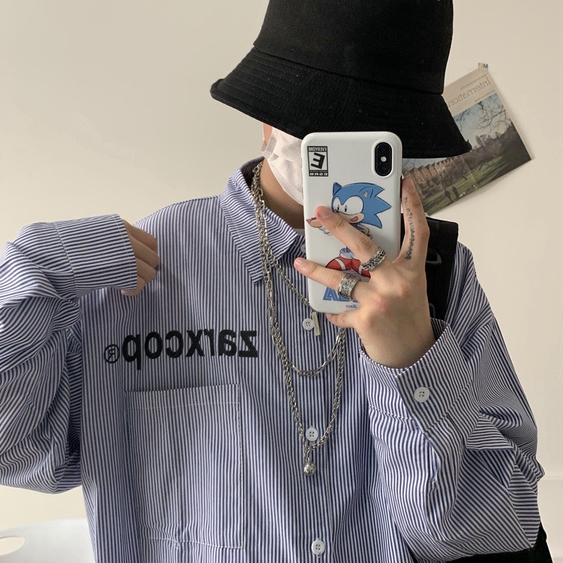 Áo Sơ Mi ZARXCOP Kẻ Sọc Dài Tay Cotton Lụa Cao Cấp | BigBuy360 - bigbuy360.vn