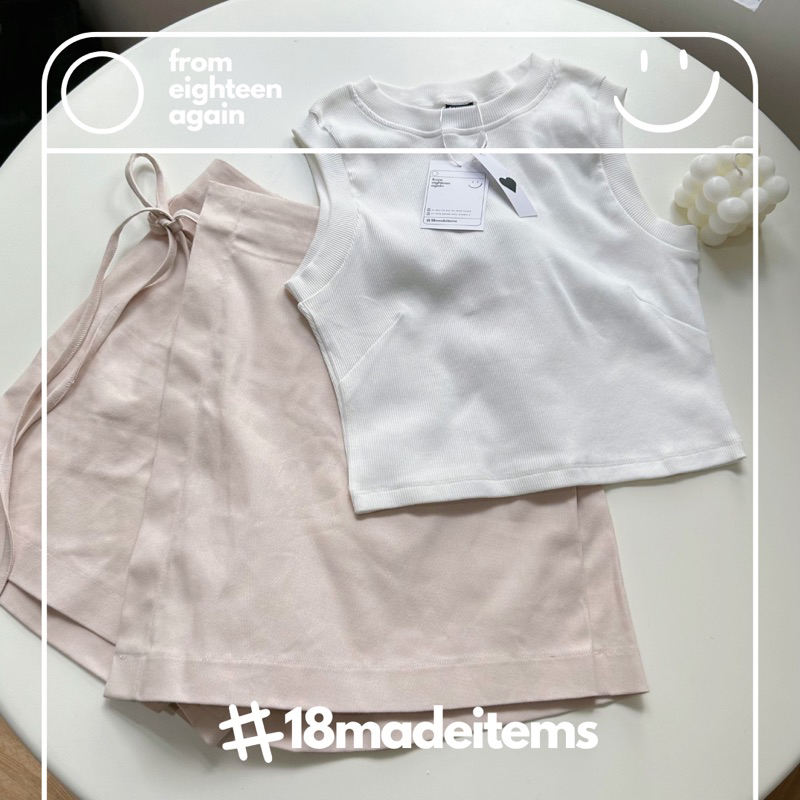 Áo tanktop basic 18made ✿ 𝐁𝐲 𝐄𝐢𝐠𝐡𝐭𝐞𝐞𝐧 𝐀𝐠𝐚𝐢𝐧
