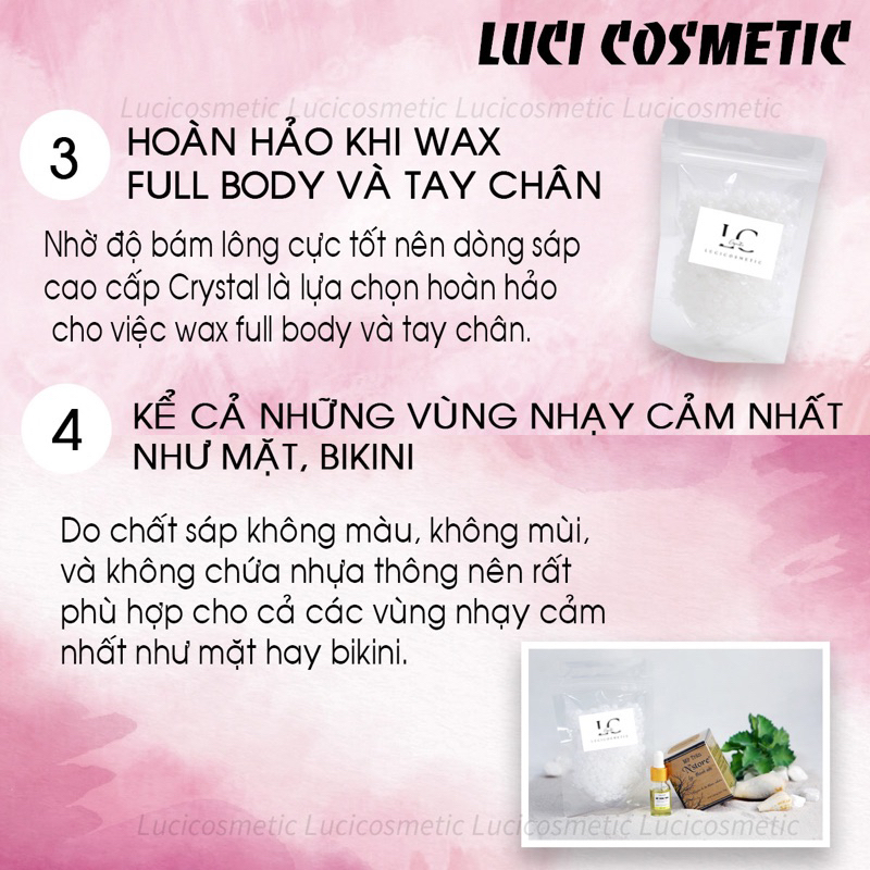 500g sáp wax lông nóng hard wax bean coconut tặng kèm 100g sáp hoặc chén silicon - lucicosmetic.vn