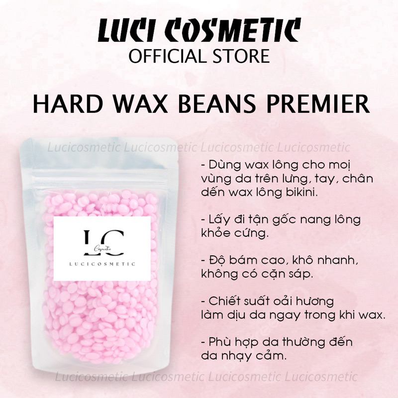 Sáp wax lông nóng vụn hard wax bean coconut loại 1 , mix đủ màu tặng kèm que gỗ và cột tóc