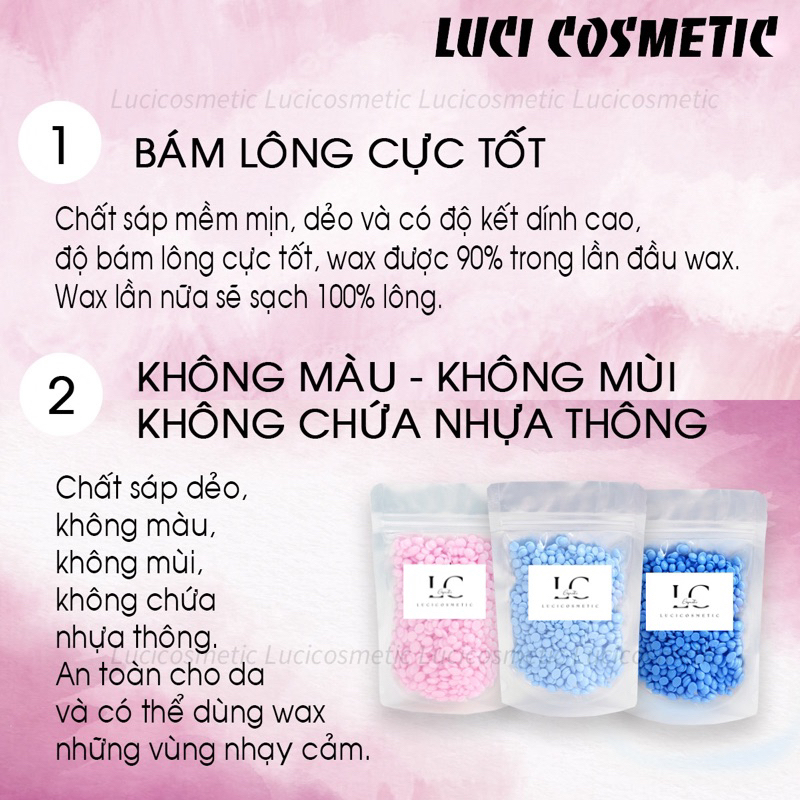 Combo wax lông ,100gr sáp wax lông nóng Cao Cấp Premier tặng 50g sáp cao cấp triệt lông tay,chân,râu,nách