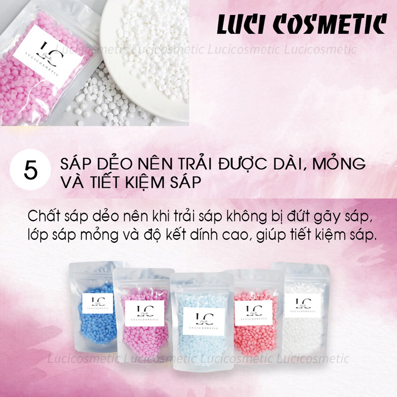 Sáp wax màu bean cao cấp SIÊU BÁM LÔNG, wax dẻo, thơm  đi sạch cả râu nam ngắn, cứng