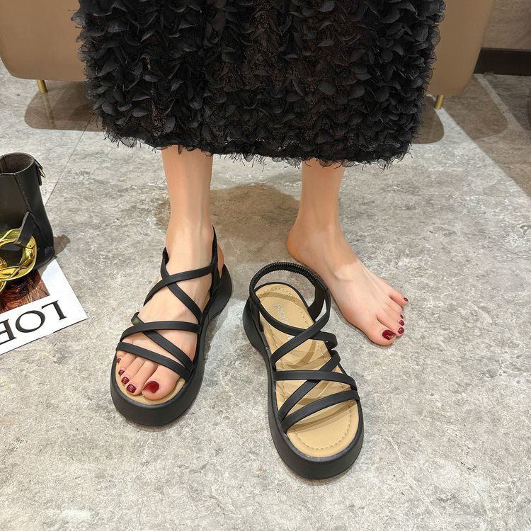Sandal nữ quai nhiều dây bản QCC hàng đẹp SURI