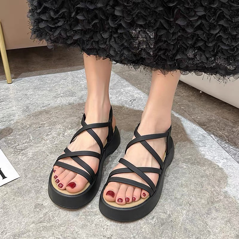 Sandal nữ quai nhiều dây bản QCC hàng đẹp SURI