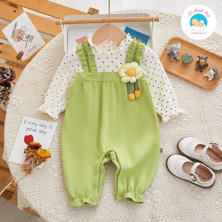 Body xanh giả yếm đính hoa ngực siêu xinh