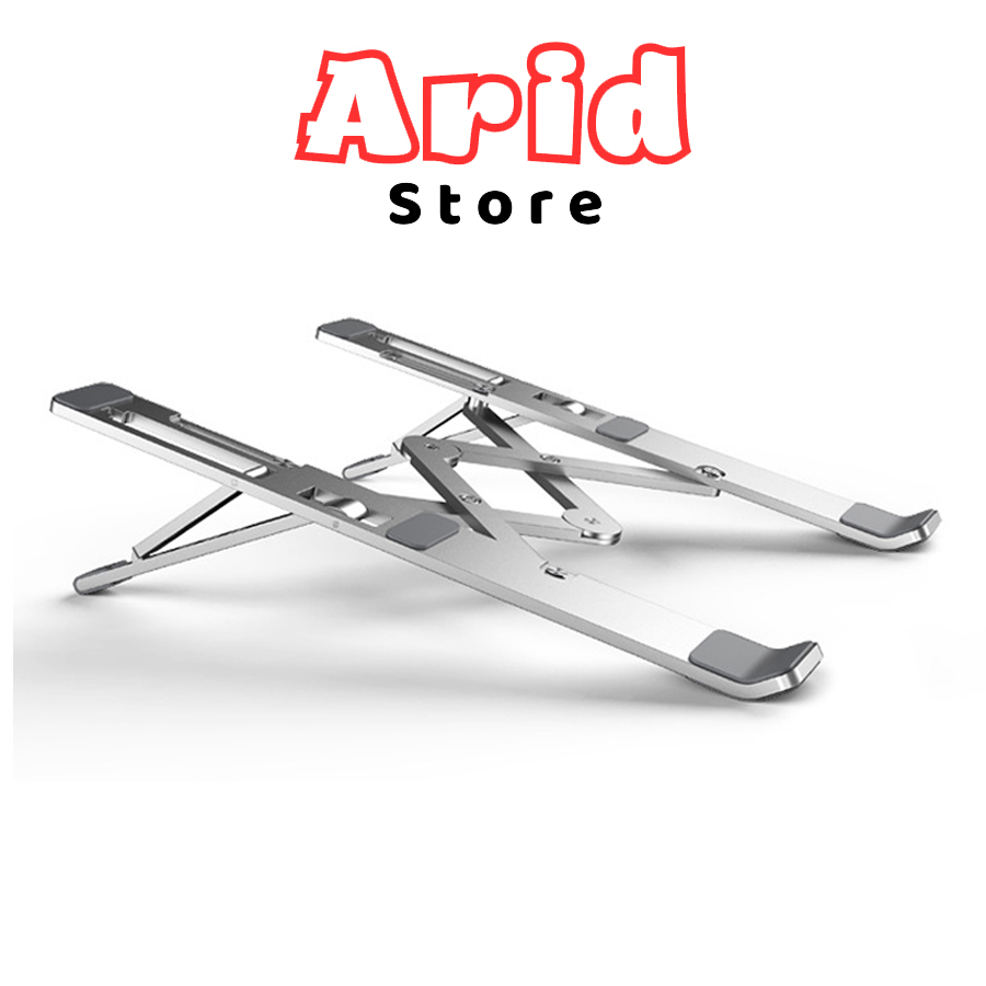Đế tản nhiệt Laptop, Macbook tản nhiệt Arid LS02 Giá đỡ Ipad nhôm gấp gọn