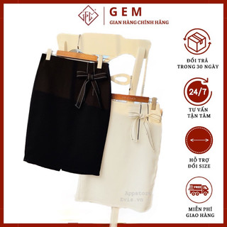 Chân váy công sở G251 có thắt nơ hông - hàng thiết kế - GEM Fashion
