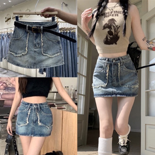 Chân Váy Jeans Quần Short Giả Váy ngắn phong cách Hàn Quốc trẻ trung dành cho nữ