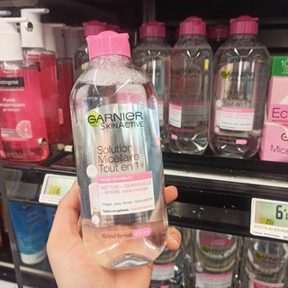 Tẩy trang Garnier hồng 400ml