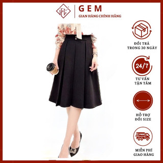 Chân váy công sở G281 có BIGSIZE chất đẹp vải dày dặn không bai không xù dễ phối đồ - GEM Fashion