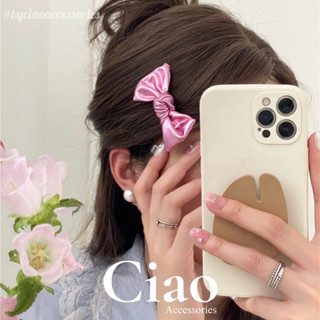 [HOẢ TỐC 1H] Kẹp tóc/ Phụ kiện tóc thiết kế hình nơ đơn giản mã 63 Ciao accessories